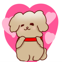 カリフラワー犬 Lineスタンプ Kanon